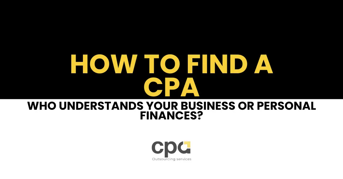 How to Find a CPA